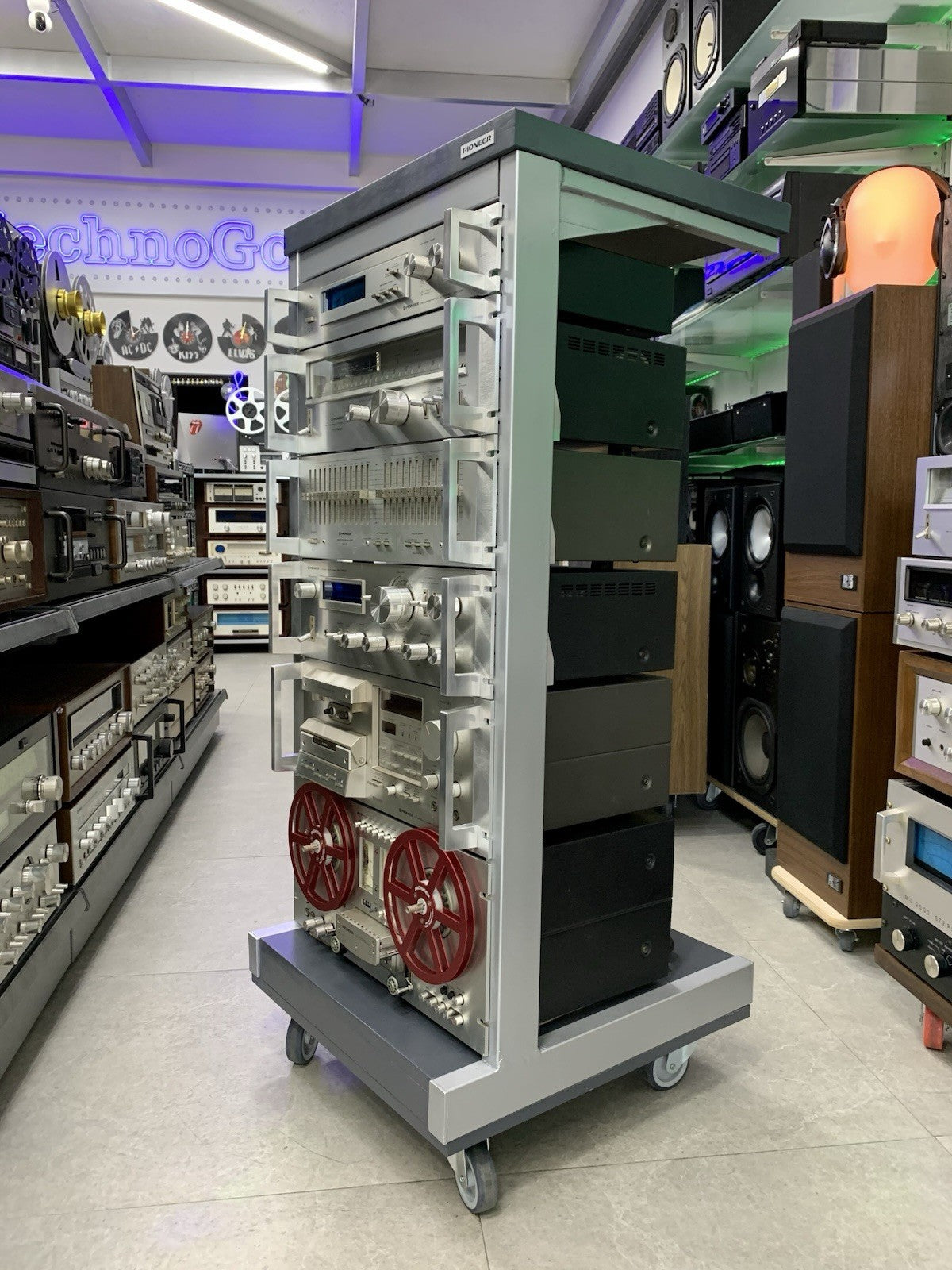 PIONEER Hi End System Rack JA-R2S SR 303 TX 7800 SG 9800  SA 7800 CT 950 RT 707