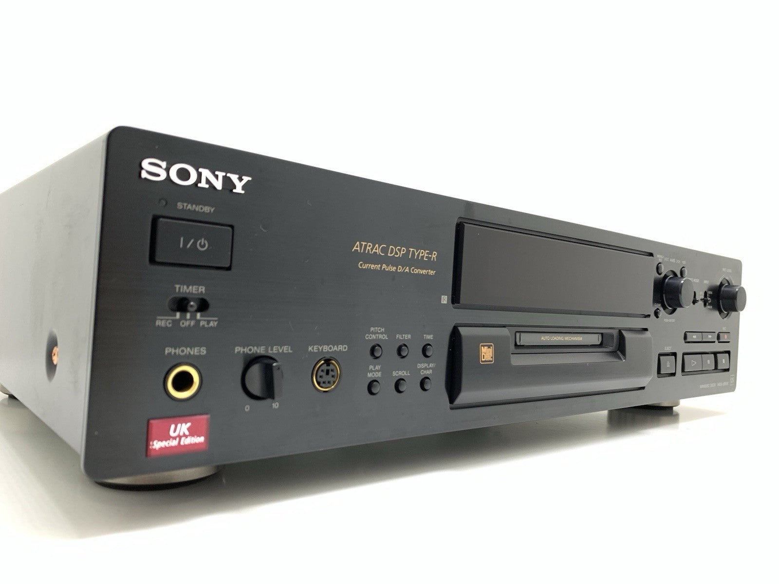 SONY MDS JB930 QS MiniDisc Recorder Player High End Vintage 1999 WORK Good Look