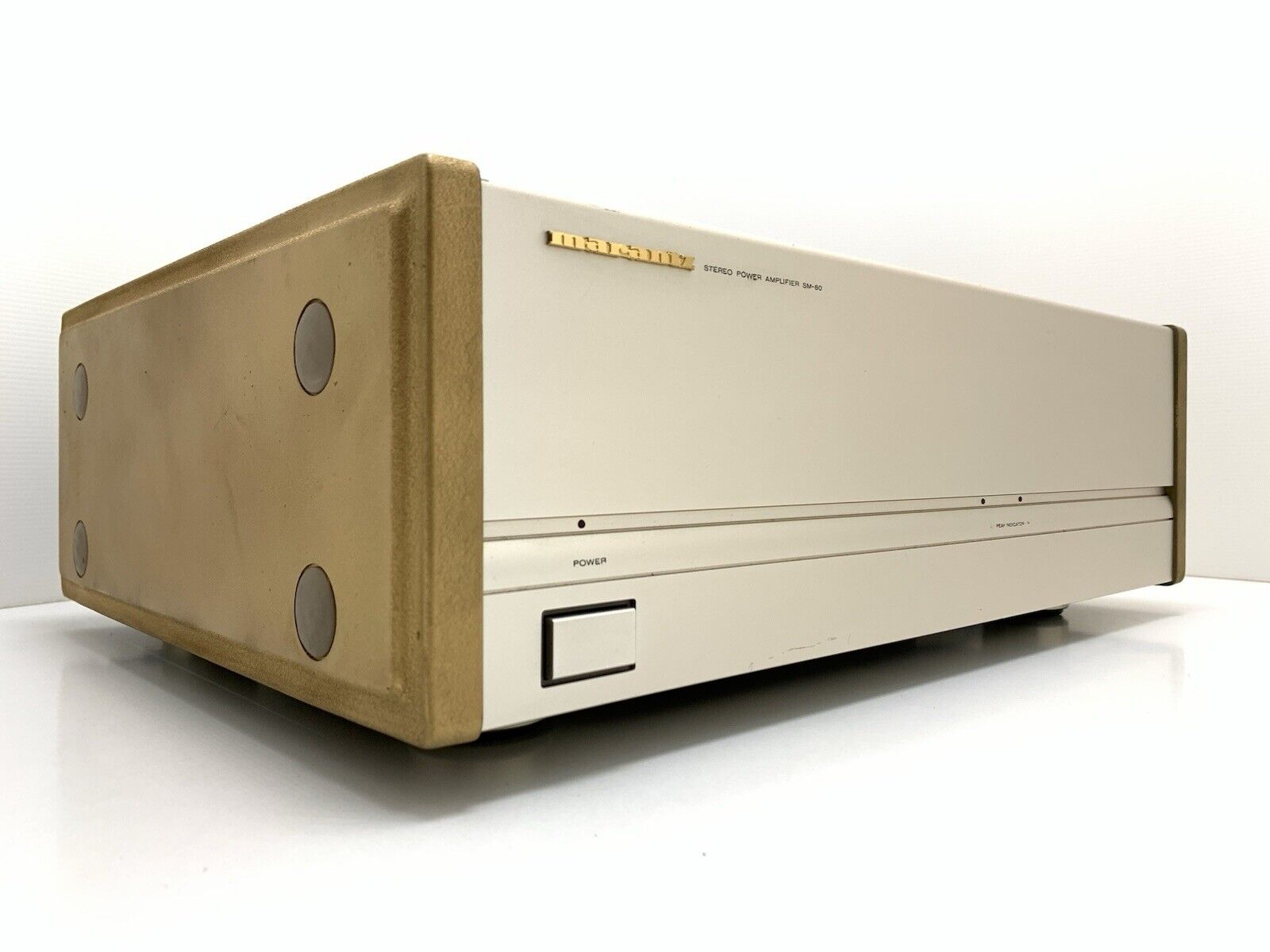 MARANTZ SM 80 Stereo Power Amplifier 2X 100Watts RMS Vintage 1990 WORK Good Look