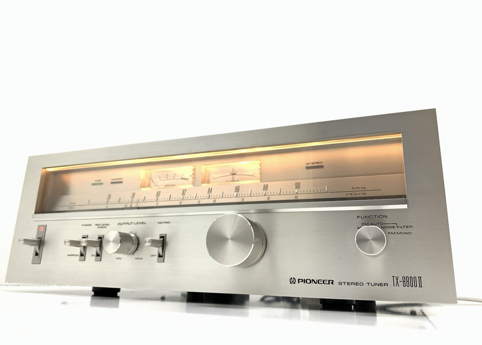 PIONEER TX 8800 II AM/FM Stereo Analogue Tuner Vintage 1979 WORK Good Look