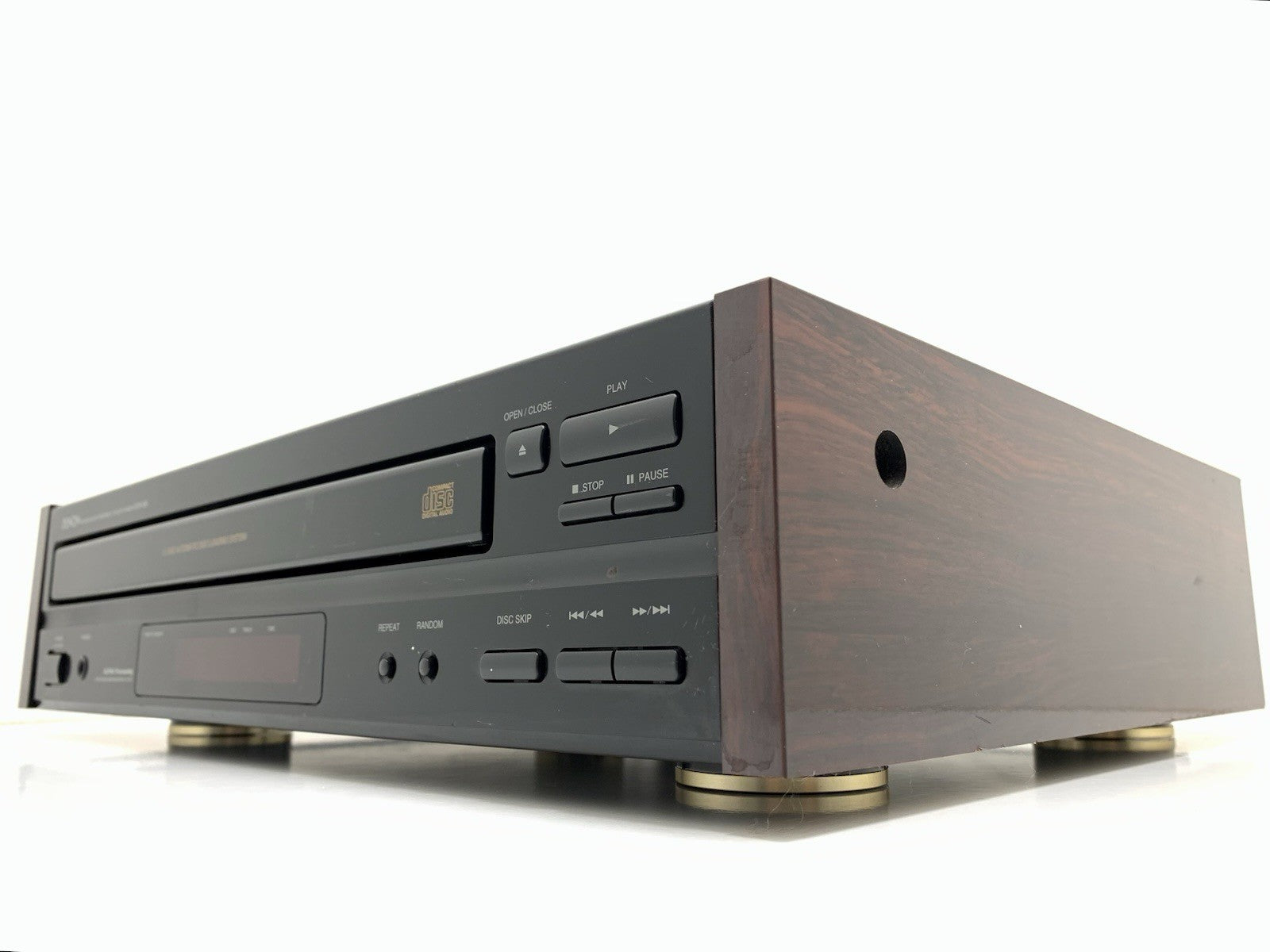 DENON DCM 360 Auto Changer Compact Disc Player 5 CD Vintage 1996 WORK Good Look
