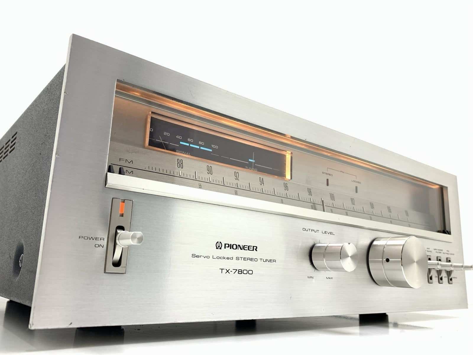 PIONEER TX 7800 AM/FM Stereo Analogue Tuner BlueLine Vintage 1979 WORK Good Look