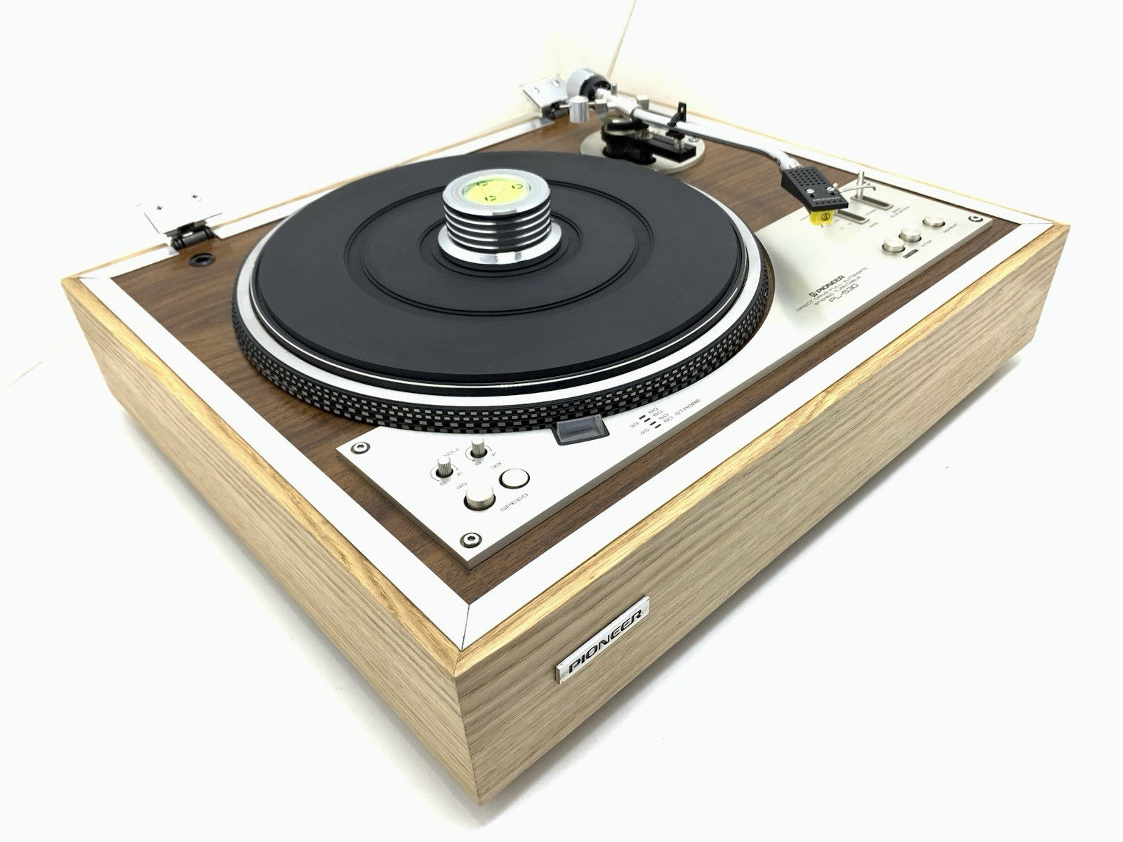 PIONEER PL 530 Turntable Direct Drive Full Automatic Vintage 1976 WORK Good Look