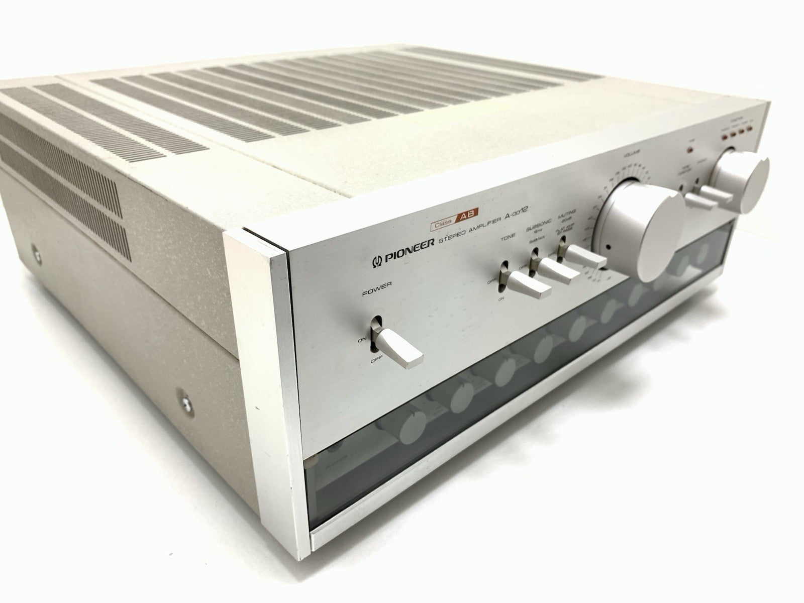 PIONEER A 0012/ A 27 Stereo Amplifier 120+120 W RMS Vintage 1978 WORK Good Look