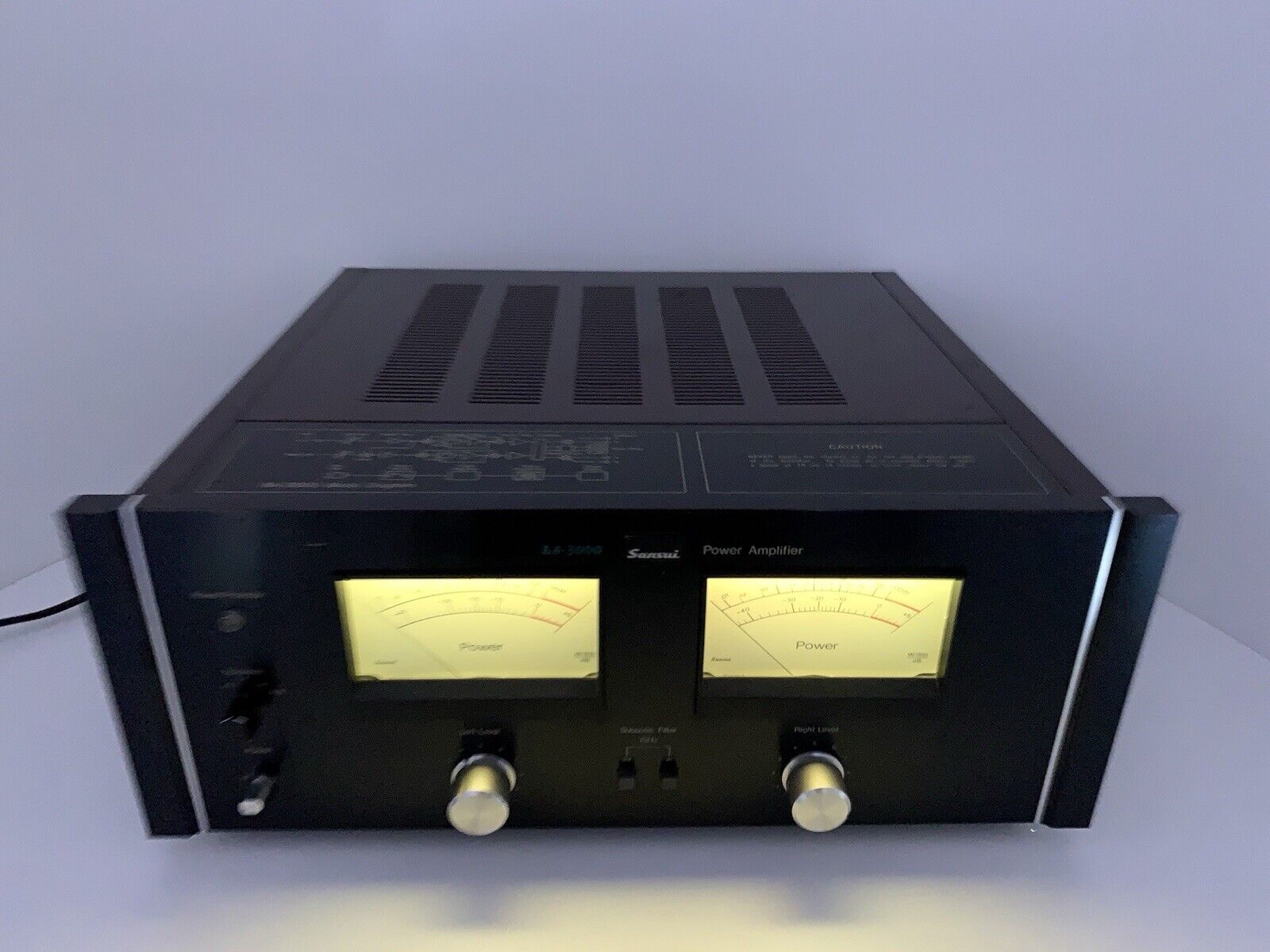 SANSUI BA-3000 Stereo Power Amplifier 170+ 170 W RMS Vintage 1975 WORK Good Look