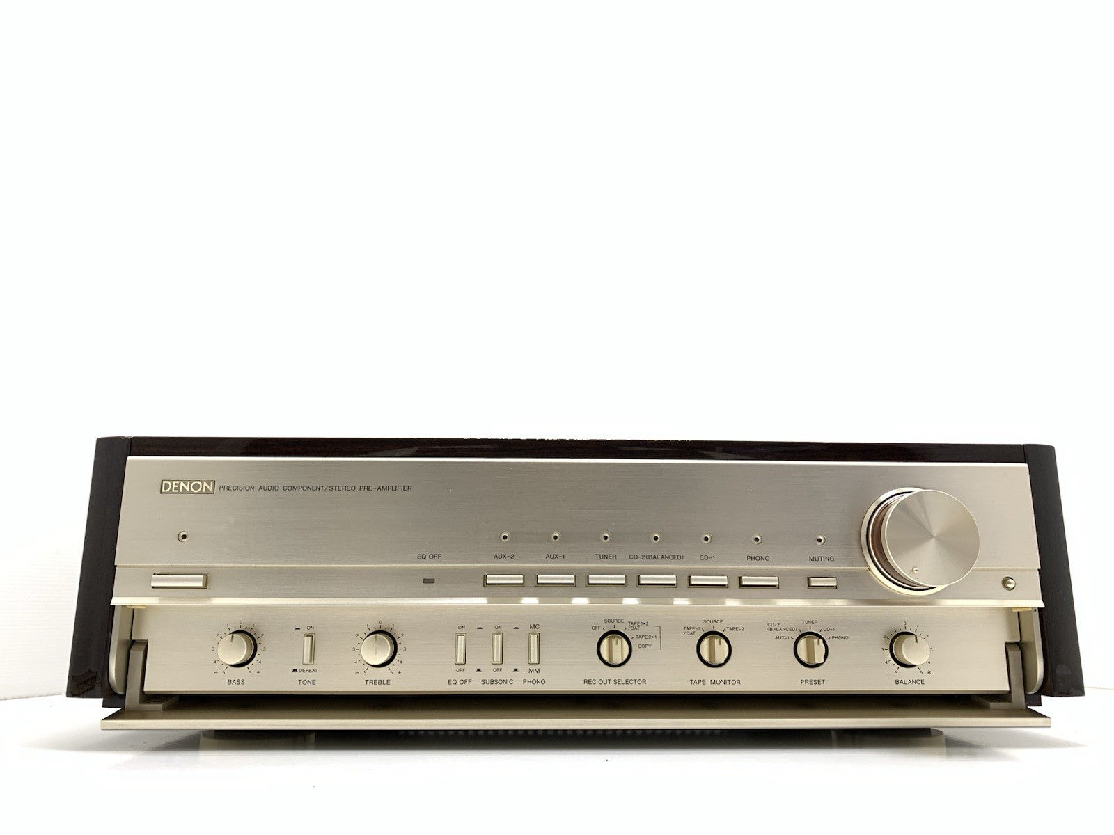 DENON PRA 2000RG Stereo Pre Amplifier Europe Version 220V Hi End WORK Good Look