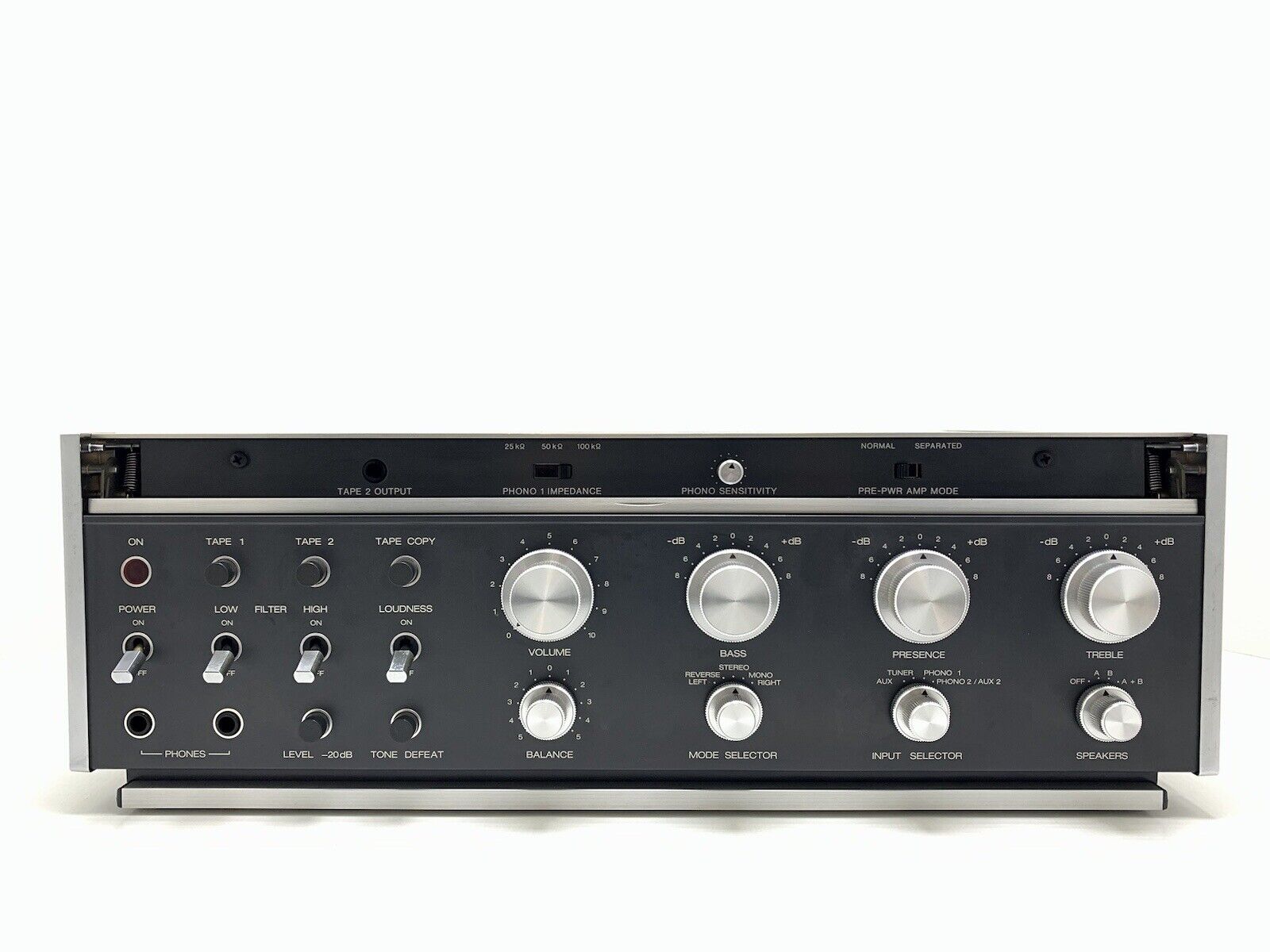 REVOX B-750 MKII Hig End Stereo Amplifier 80 W RMS Vintage 1978 WORK Good Look