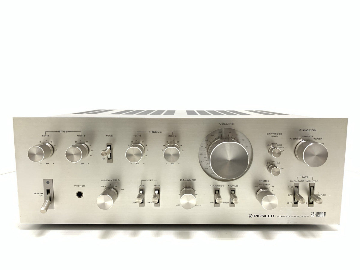 PIONEER SA 8900 II SA 9500 II Stereo Amplifier 80+80 WRMS Vintage Work Good Look
