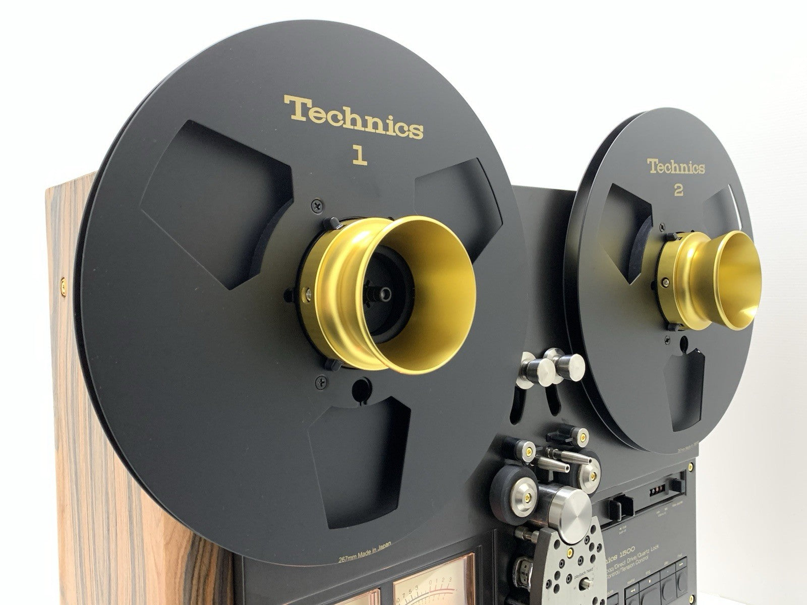 TECHNICS RS 1500U Limited Edition 24K Gold Rosewood Reel to Reel Exclusive TAPE