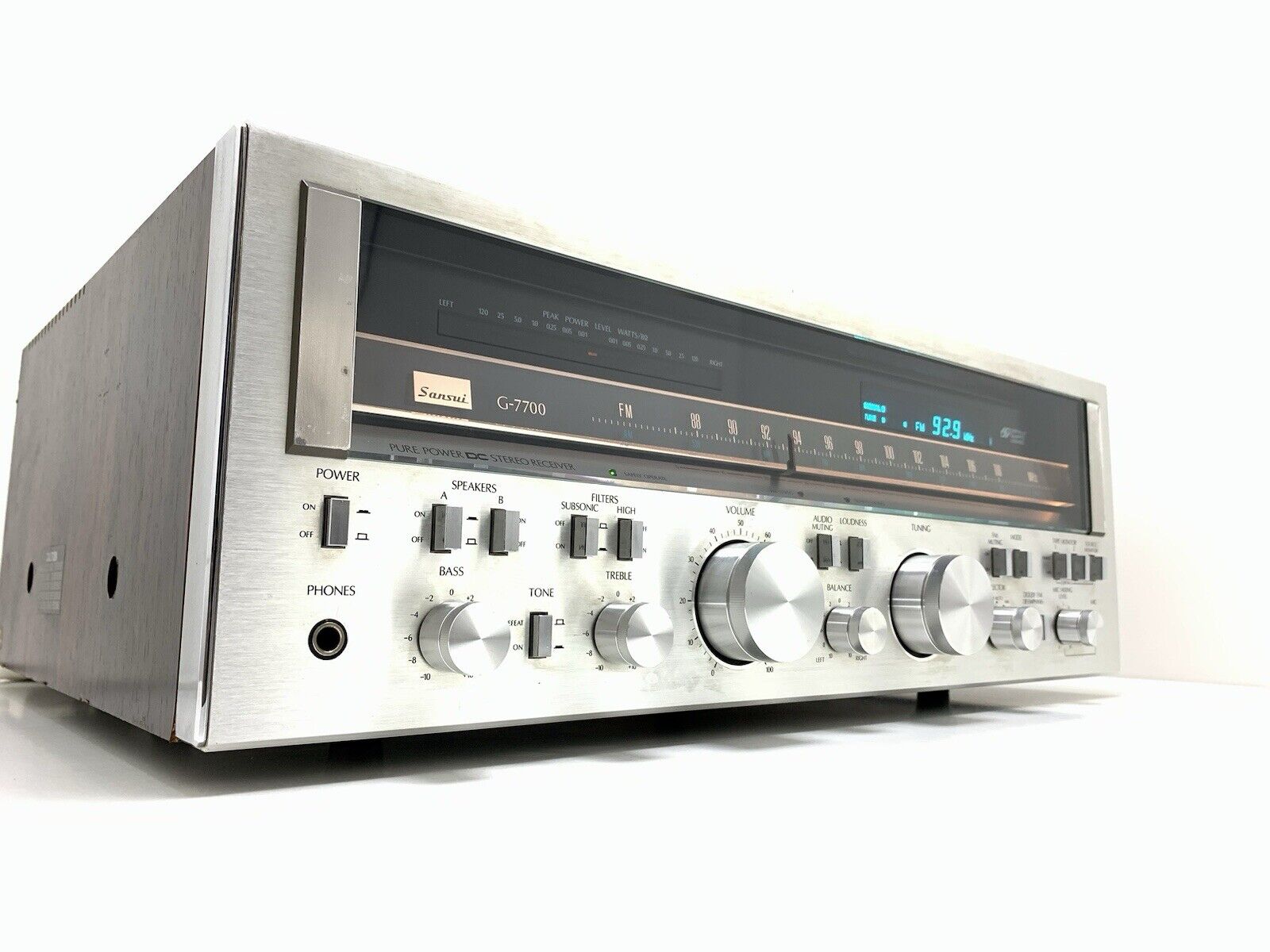 SANSUI G 7700 Stereo HiFi Receiver 120+120 Watts RMS Vintage 1979 WORK GOOD LOOK