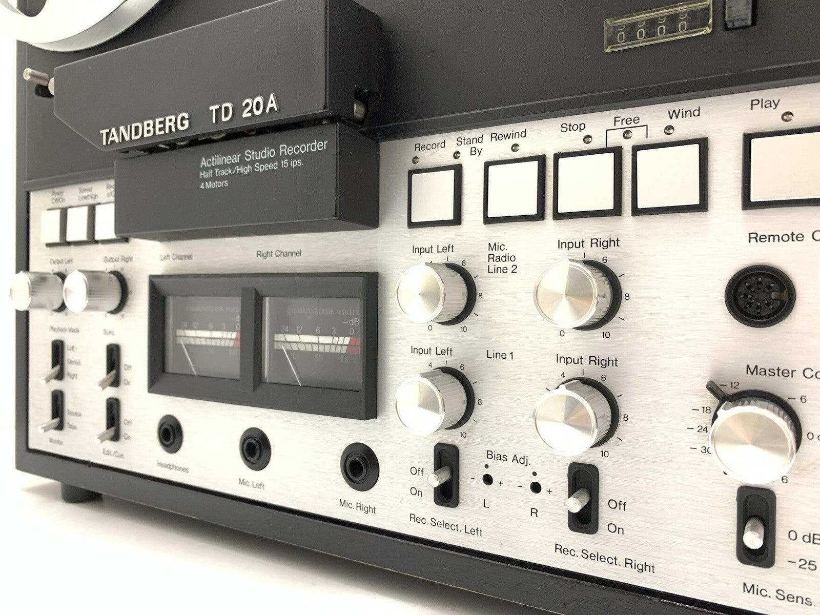 TANDBERG TD 20A Open  Reel 4 Track 10" Tape Vintage 1978 Original WORK Good Look