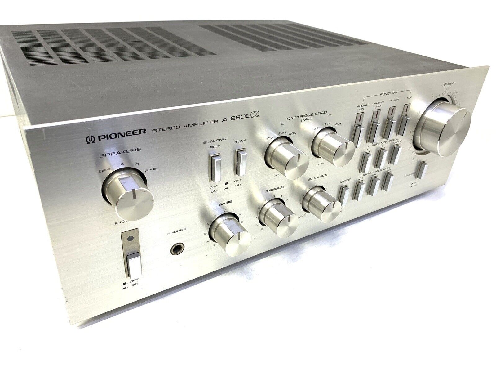 PIONEER A-8800X RARE Stereo Amplifier 150WRMS Vintage 1979 Hi End Work Good Look
