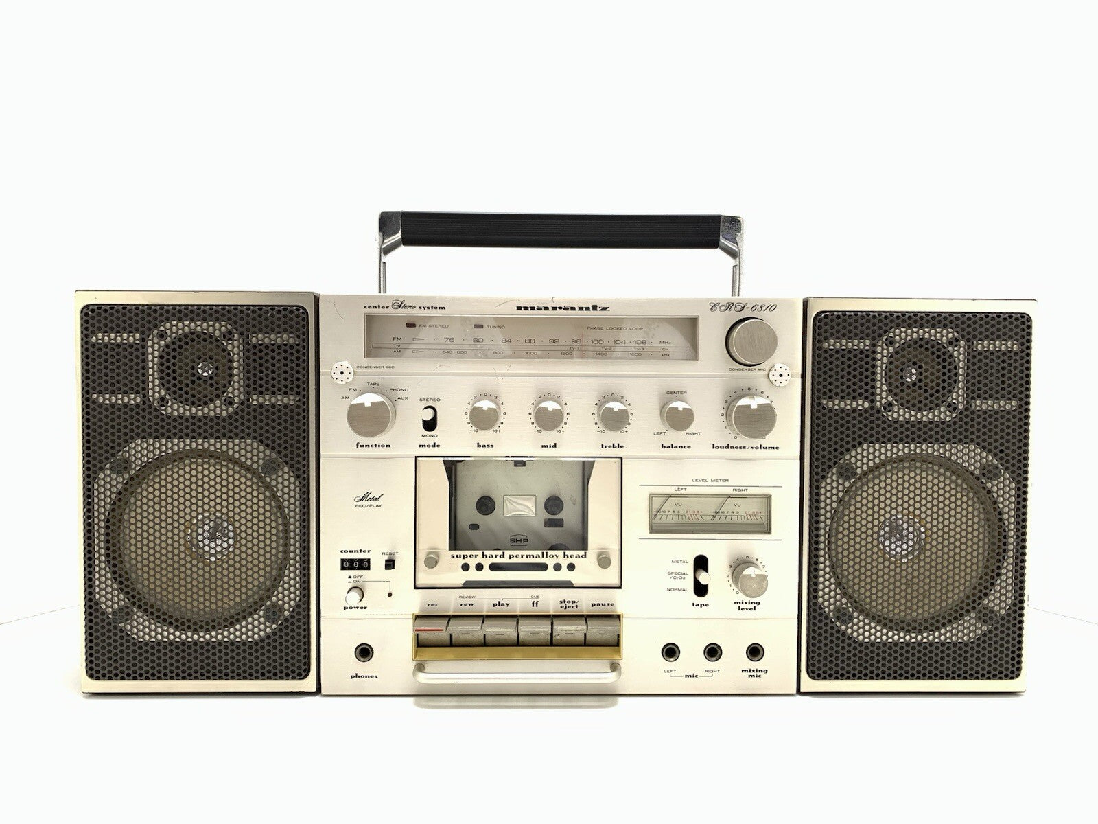 MARANTZ CRS 6810 RARO BOOMBOX ESTÉREO Radio Cassette Vintage 1980
