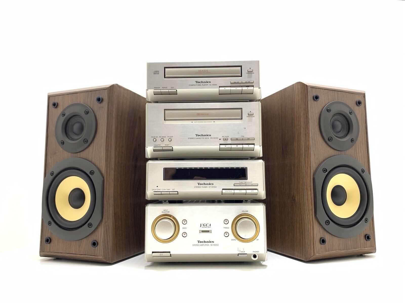 TECHNICS Amplifier SE-HD350 Tuner ST-HD350 Deck RS-HD350 CD SL-HD350 Sp SB-HD350