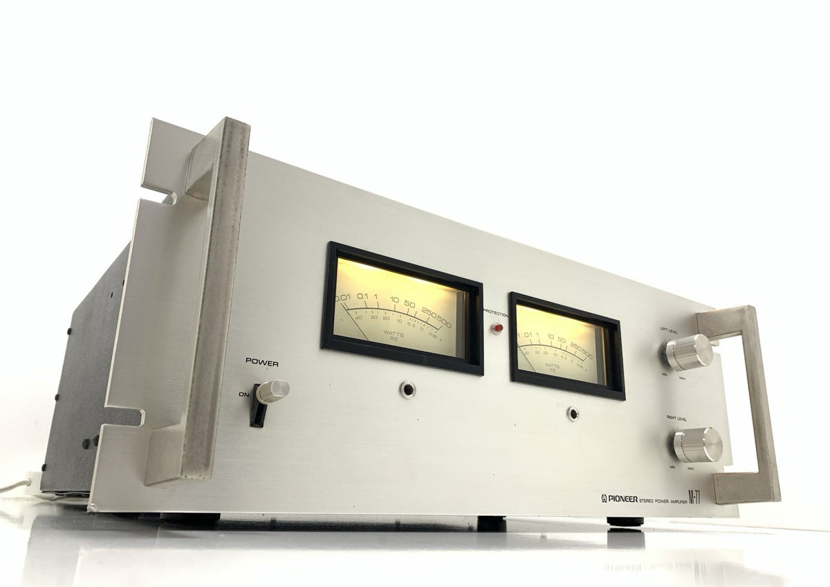PIONEER M 77 SPEC 2 Stereo Power Amplifier  2 X 250 W RMS Vintage Work Good Look