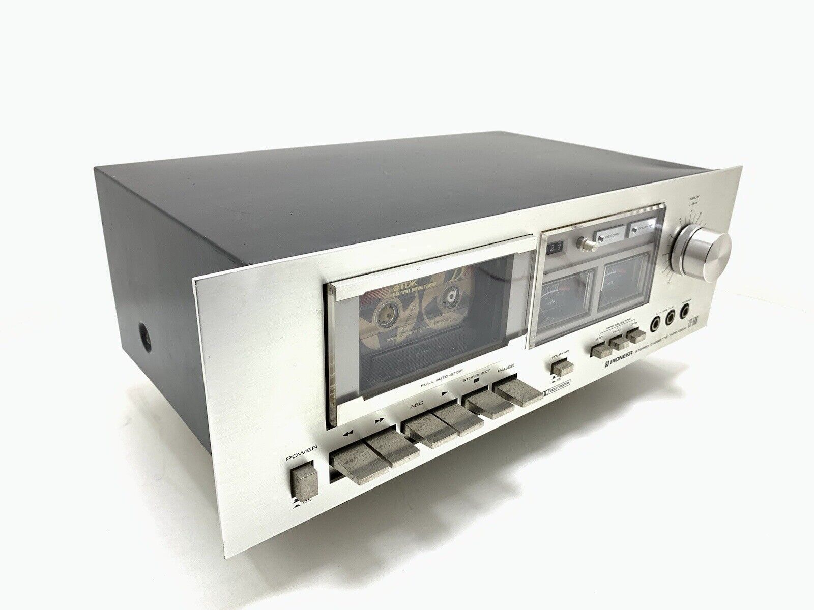 PIONEER CT-506 Stereo Cassette Tape Deck 2 Head Vintage 1978 WORK Good Look