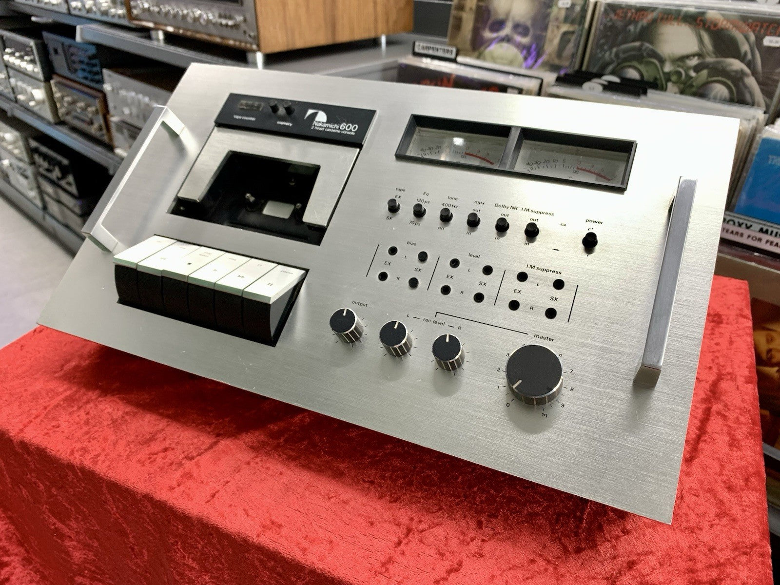 NAKAMICHI 600 High End 2 Head Cassette Tape Deck Vintage 1975 WORK Good Look