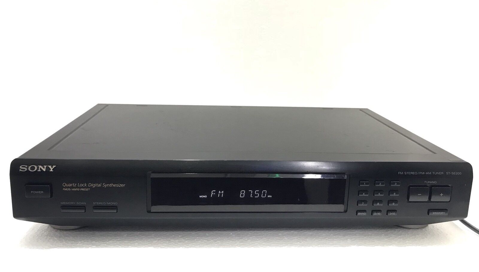 SONY ST-SE200 FM/AM RDS Stereo Digital Tuner Vintage 1996 Refurbished Like New