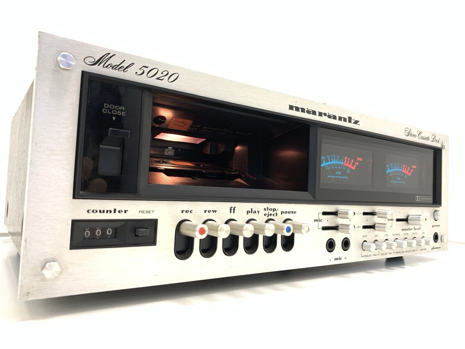 MARANTZ 5020 Stereo Cassette Tape Deck 2 Head Vintage 1977 Hi End WORK Good Look