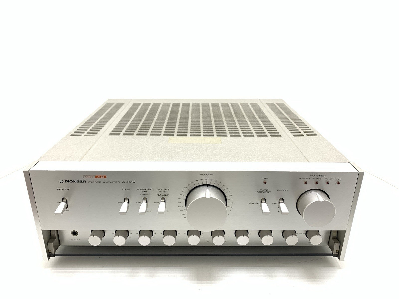 PIONEER A 0012/ A 27 Stereo Amplifier 120+120 W RMS Vintage 1978 WORK Good Look