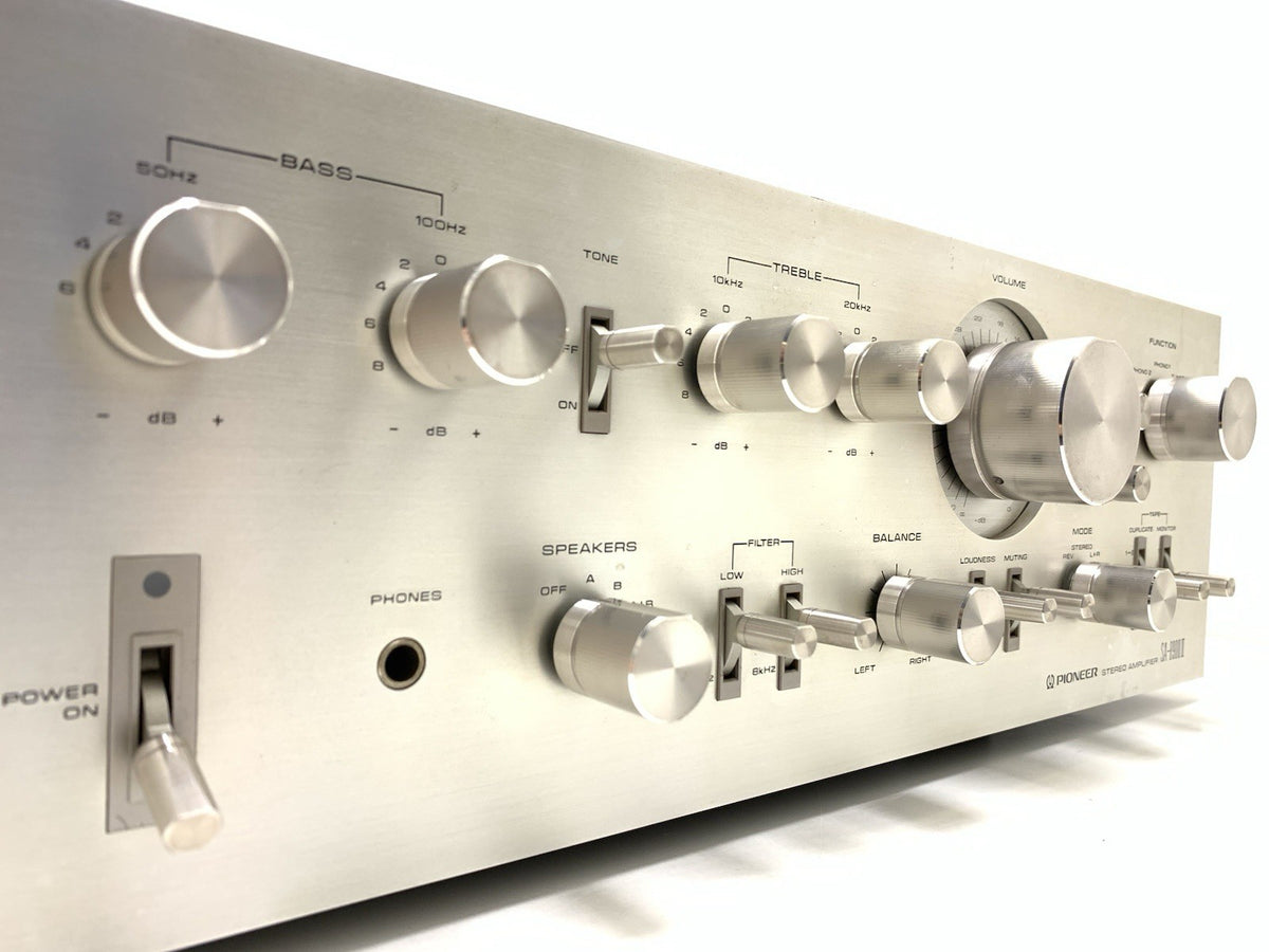 PIONEER SA 8900 II SA 9500 II Stereo Amplifier 80+80 WRMS Vintage Work Good Look