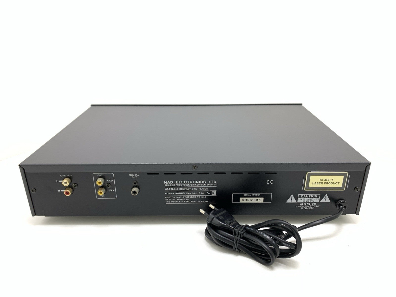 NAD 512 High End Digital Compact Disc Player CD Vintage 1996 WORK Good Look