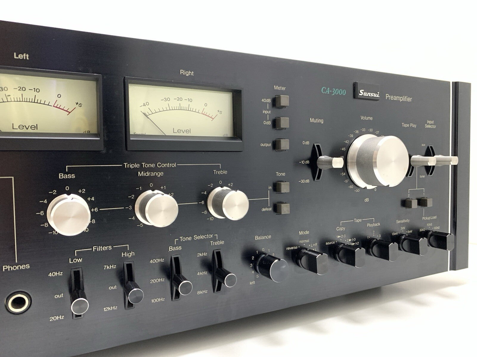 SANSUI CA 3000 Stereo Pre Amplifier Vintage 1975 High End WORK PERFECT Good Look