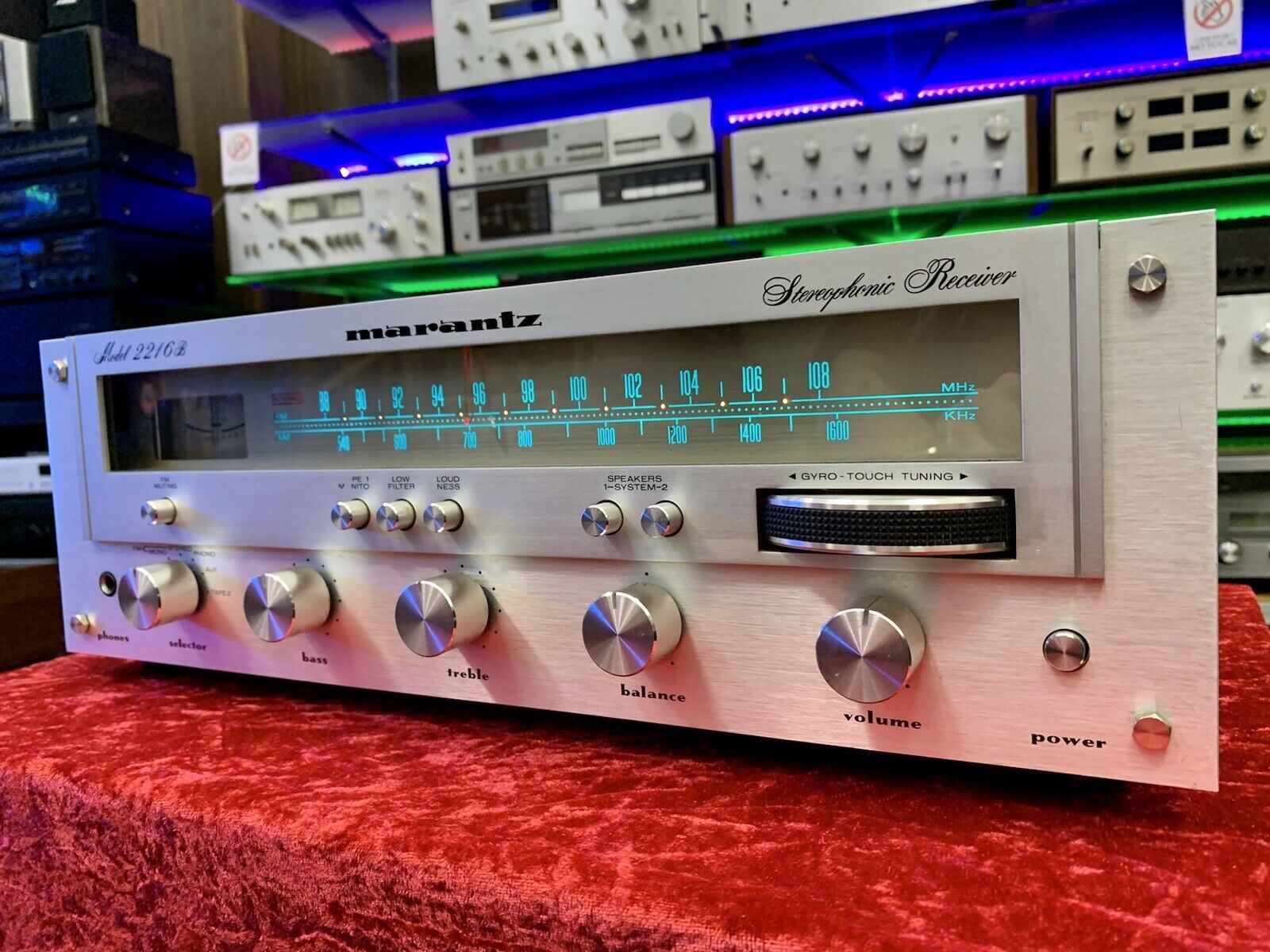 MARANTZ 2216B Stereo Receiver 32 Watts RMS Vintage 1977-80 RARE WORK Good Look
