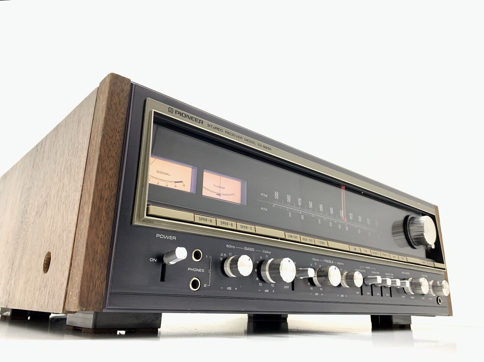 PIONEER SX 9930 AM FM Stereo Receiver 70+70Watts RMS Vintage 1974 WORK Good LOOK