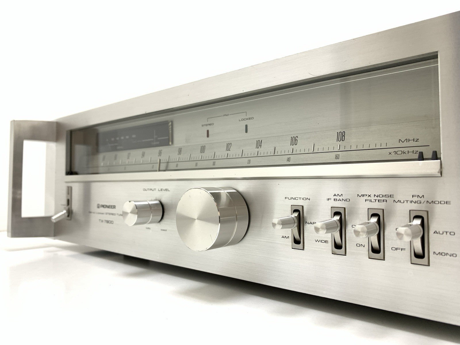 PIONEER TX 7800 AM/FM Stereo Tuner Rack Handless 19" Vintage 1979 WORK Good Look