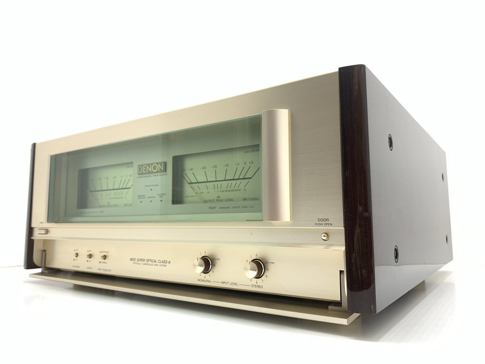 DENON POA 3000RG Stereo Power Amplifier 250+250 WRMS Vintage 1990 WORK Good Look