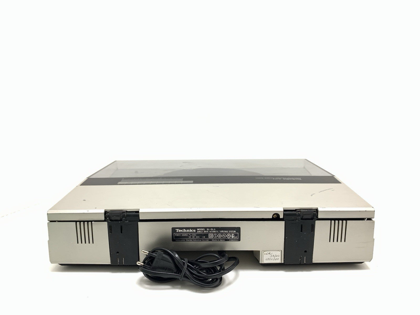 TECHNICS SL DL5 Direct Drive Linear Track Turntable  Vintage 1983 Work Good Look