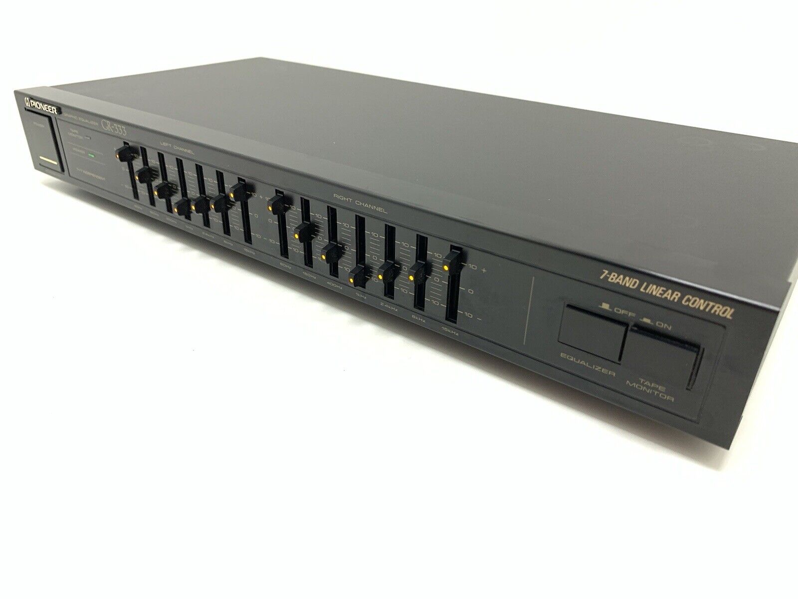 PIONEER GR 333 Stereo Graphic Equalizer 7 Bands Vintage 1989 Work HiFi Good Look