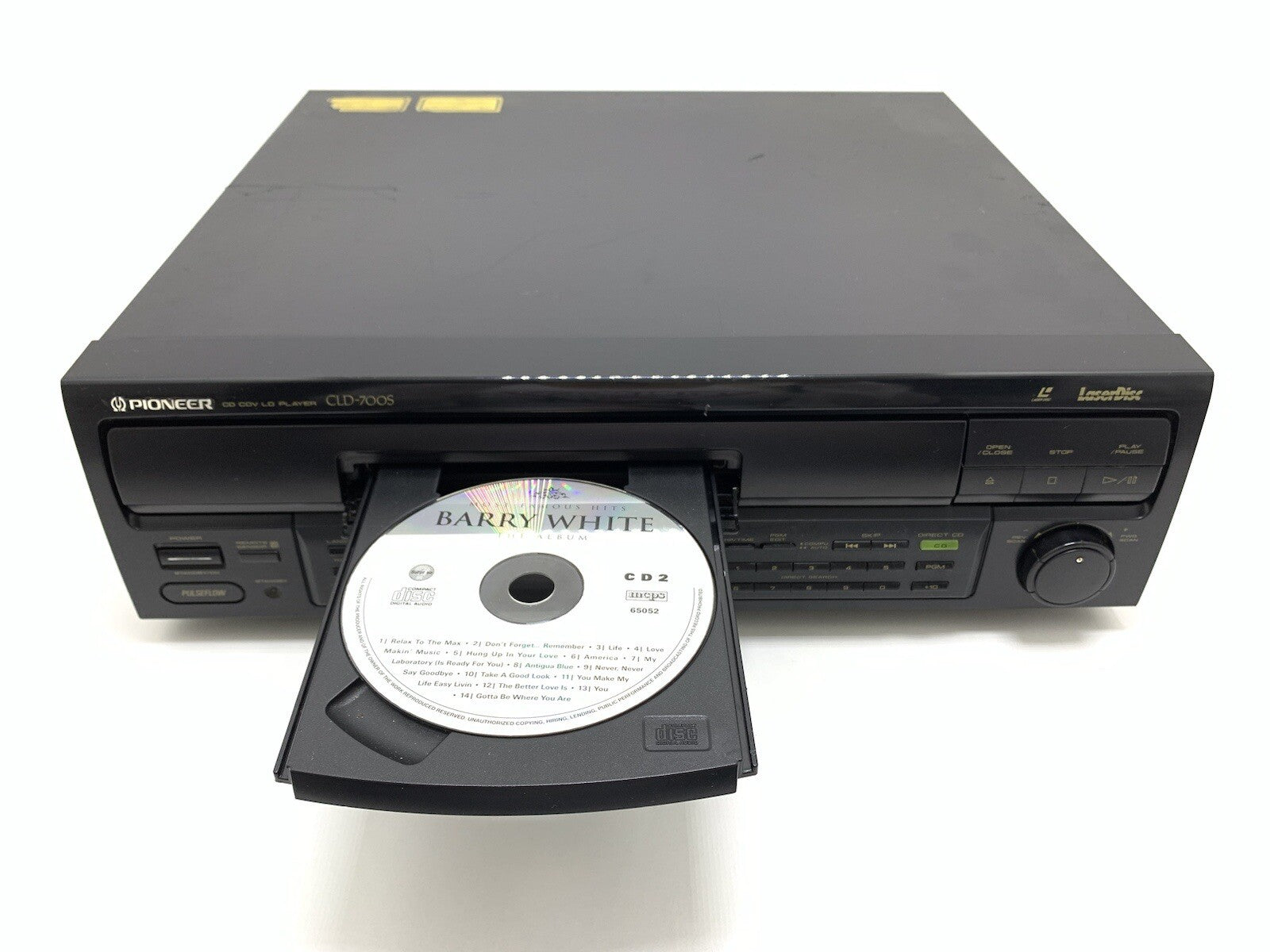 PIONEER CLD 700S CD LD Laser Disc Player Vintage 1992 PAL  Working Good Look