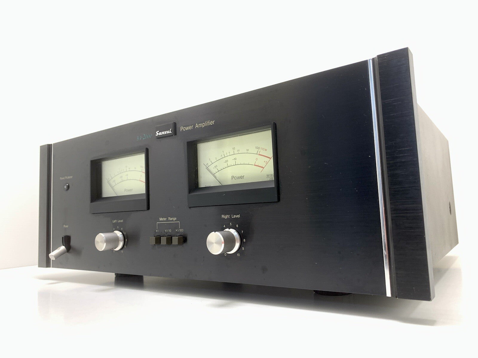 Sansui BA-2000 Stereo Power Amplifier 220 Wrms Vintage 1977 Hi Fi Work Good Look