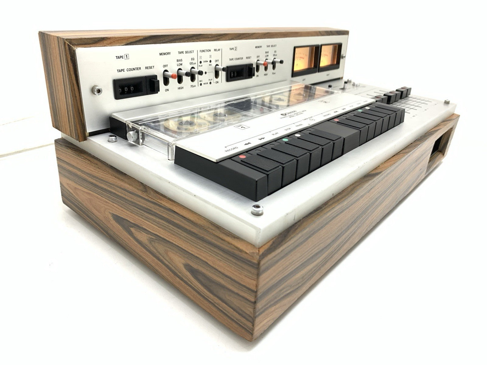 CLARION MD 8181A Stereo RARE Doble Cassette Tape Deck Vintage WORK Good Look