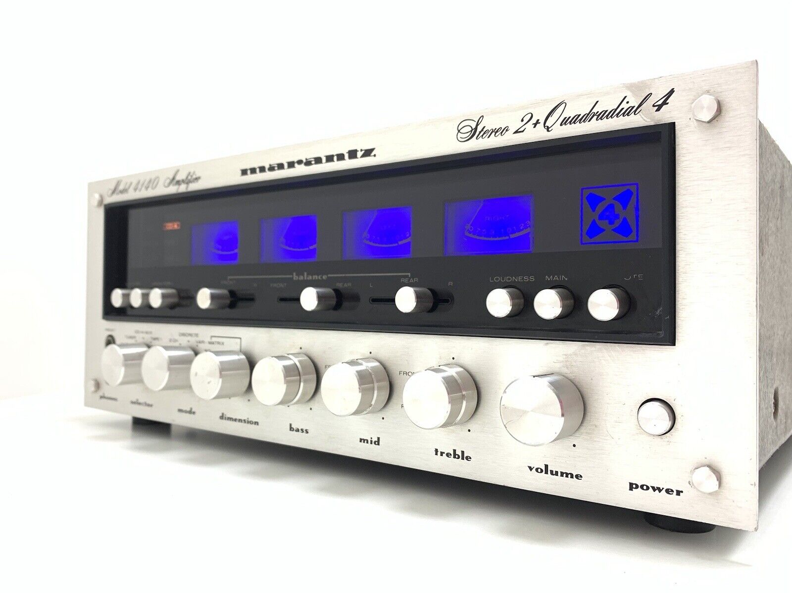 MARANTZ 4140 RARE Stereo Quadradial Amplifier 140 WRMS Vintage 1977 Good Look