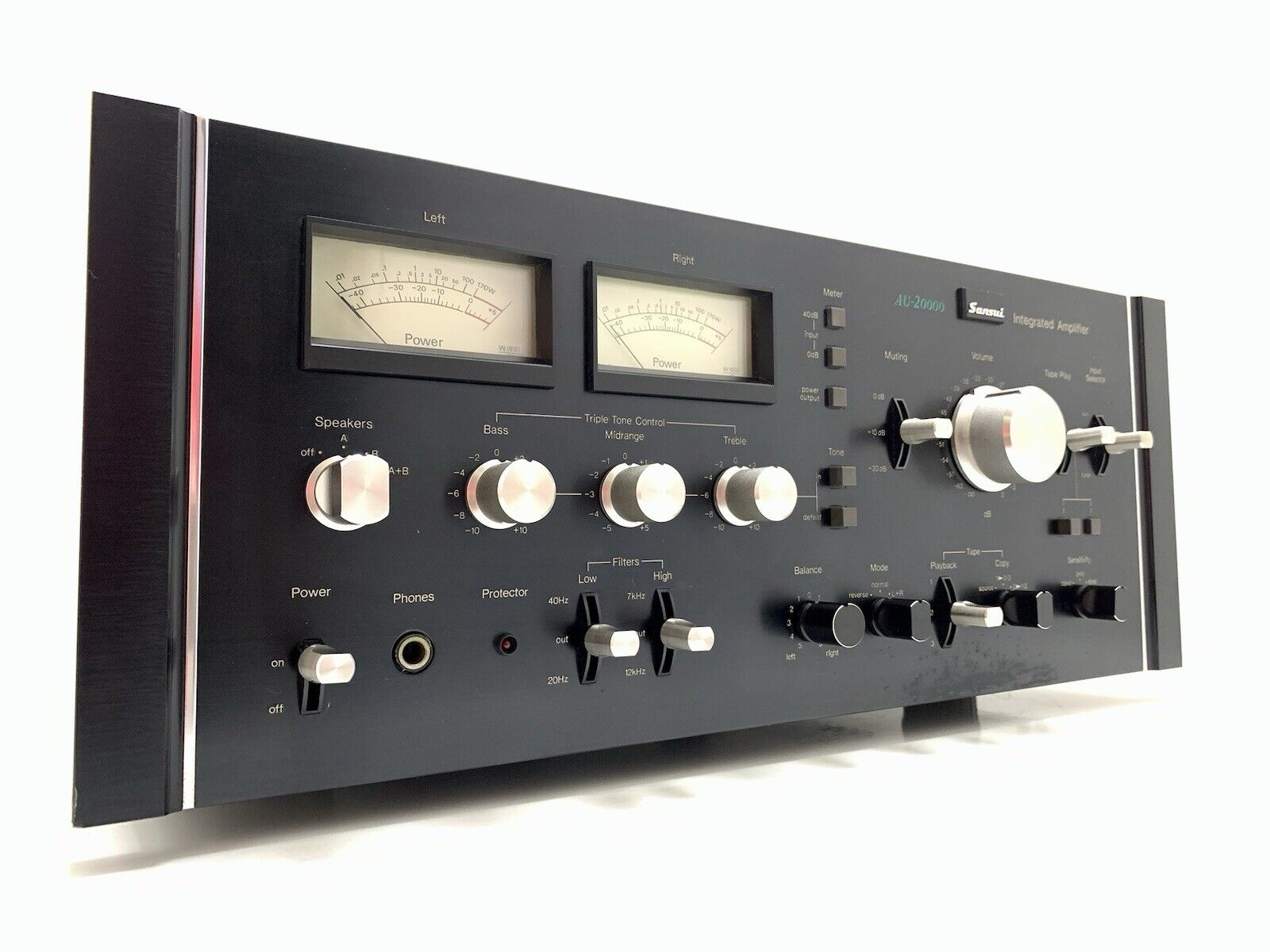 SANSUI AU 20000 Integrated Stereo Amplifier 170+170 WRMS Vintage 1975 LIKE NEW