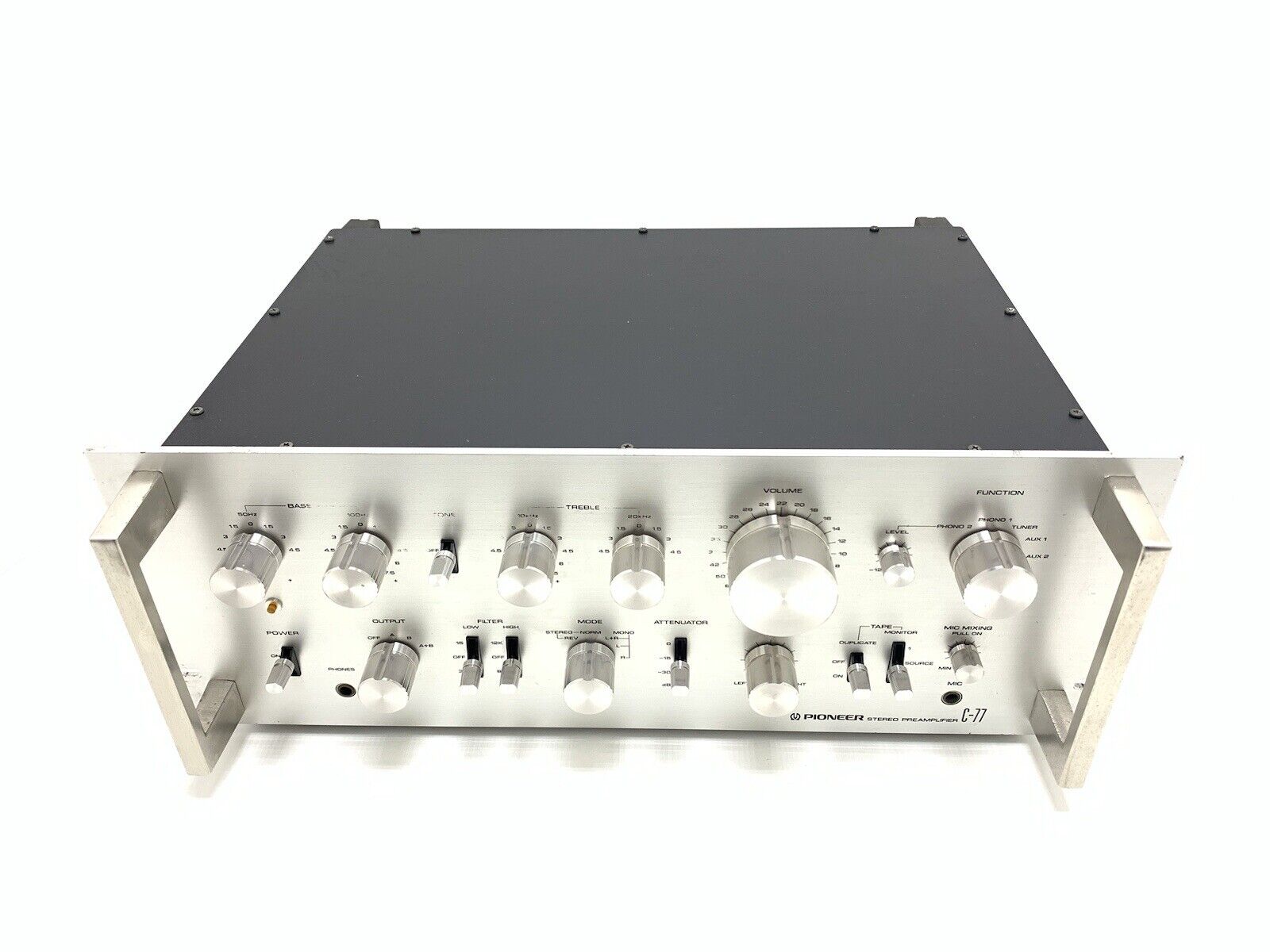PIONEER C 77 SPEC 1 Stereo Pre Amplifier Vintage 1977 Work Refurbished Good Look