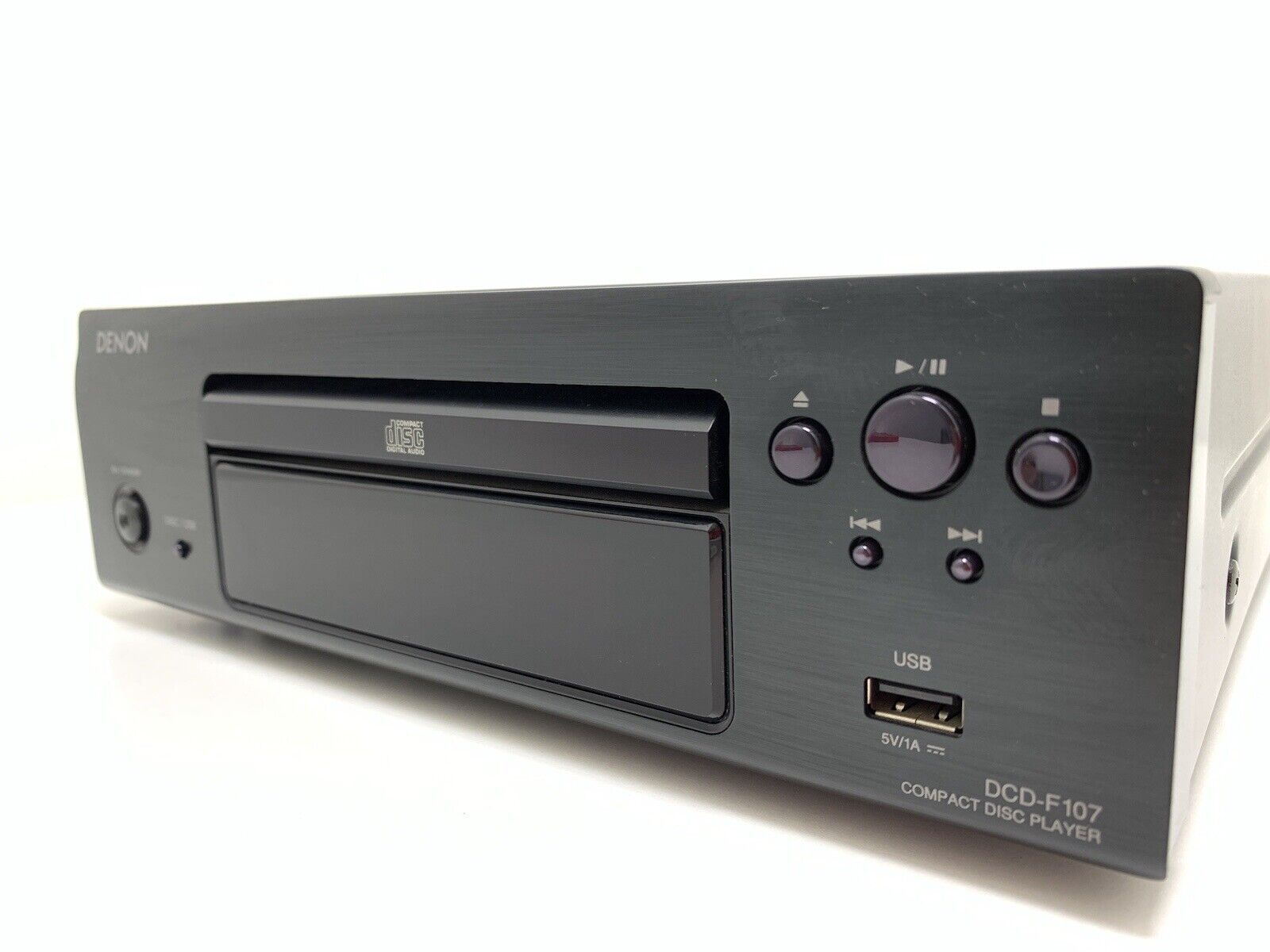 DENON DCD F107 CD Digital Compact Disc Player 20 Bits Vintage Work Good Look