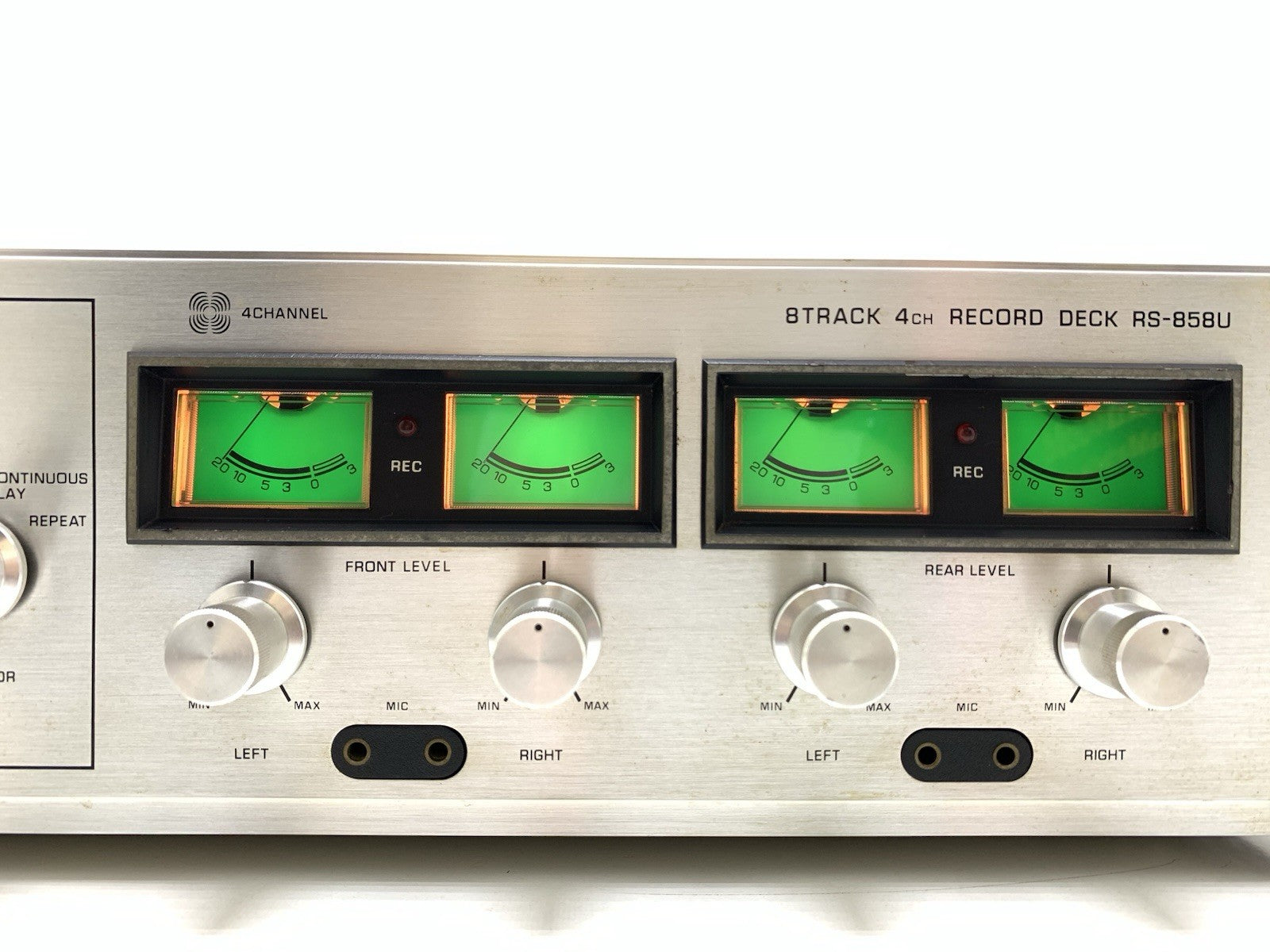 NATIONAL PANASONIC RS 858U 4Channel Quadraphonic 8 Track Recorder WORK Good Look