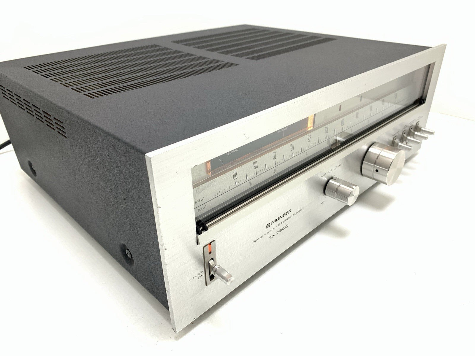 PIONEER TX 7800 AM/FM Stereo Analogue Tuner BlueLine Vintage 1979 WORK Good Look