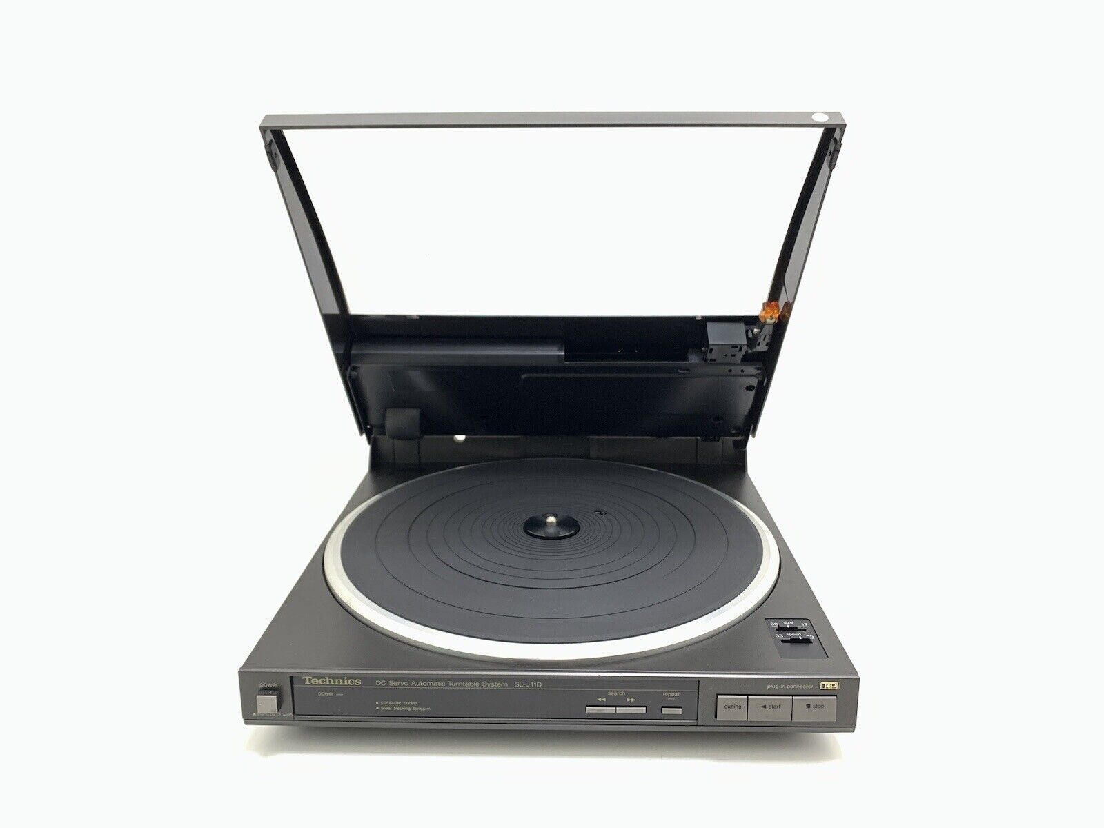 TECHNICS SL J11 D Belt Drive Linear Track Turntable  Vintage 1985 Work Good Look