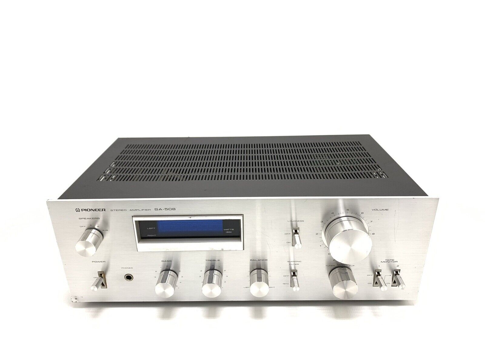 PIONEER SA 508 Stereo Amplifier 2X 25Watts RMS Vintage 1979 Hi Fi WORK VERY GOOD