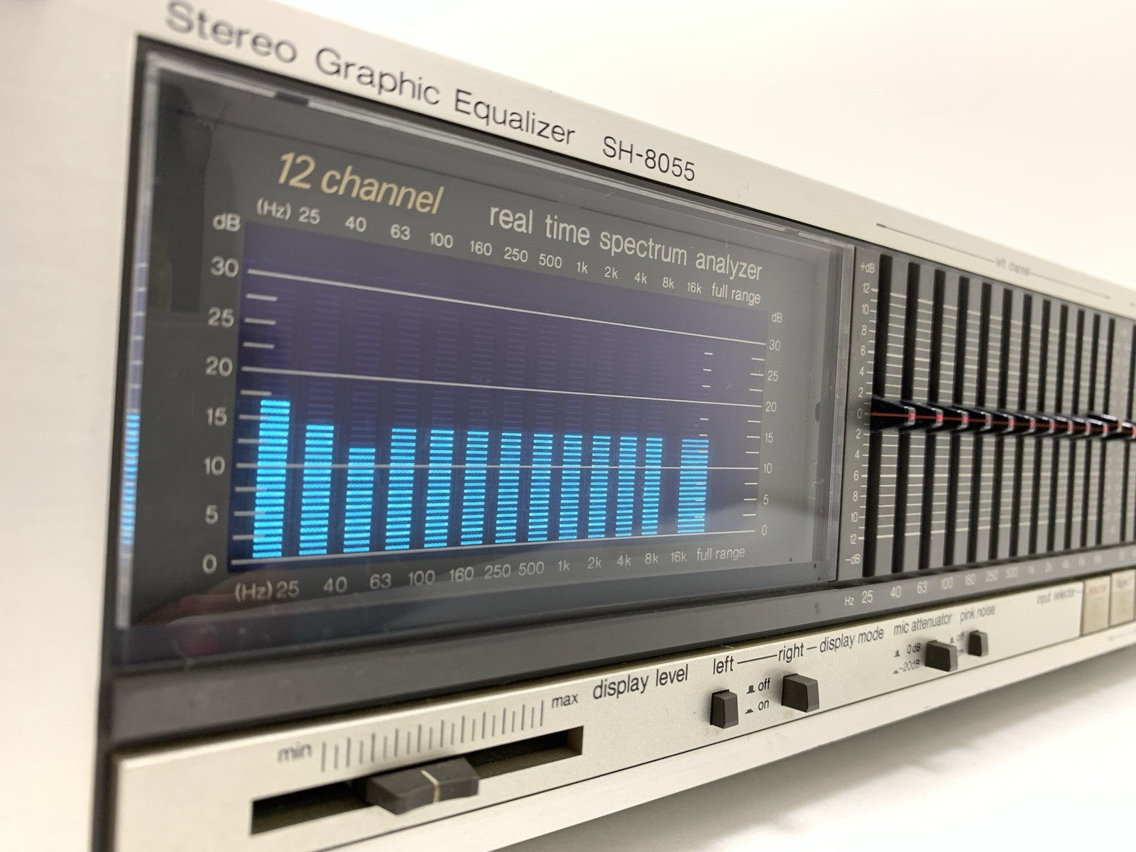 TECHNICS SH 8055 Stereo Graphic Equalizer Spectrum Analyzer Vintage 1983 GodLook