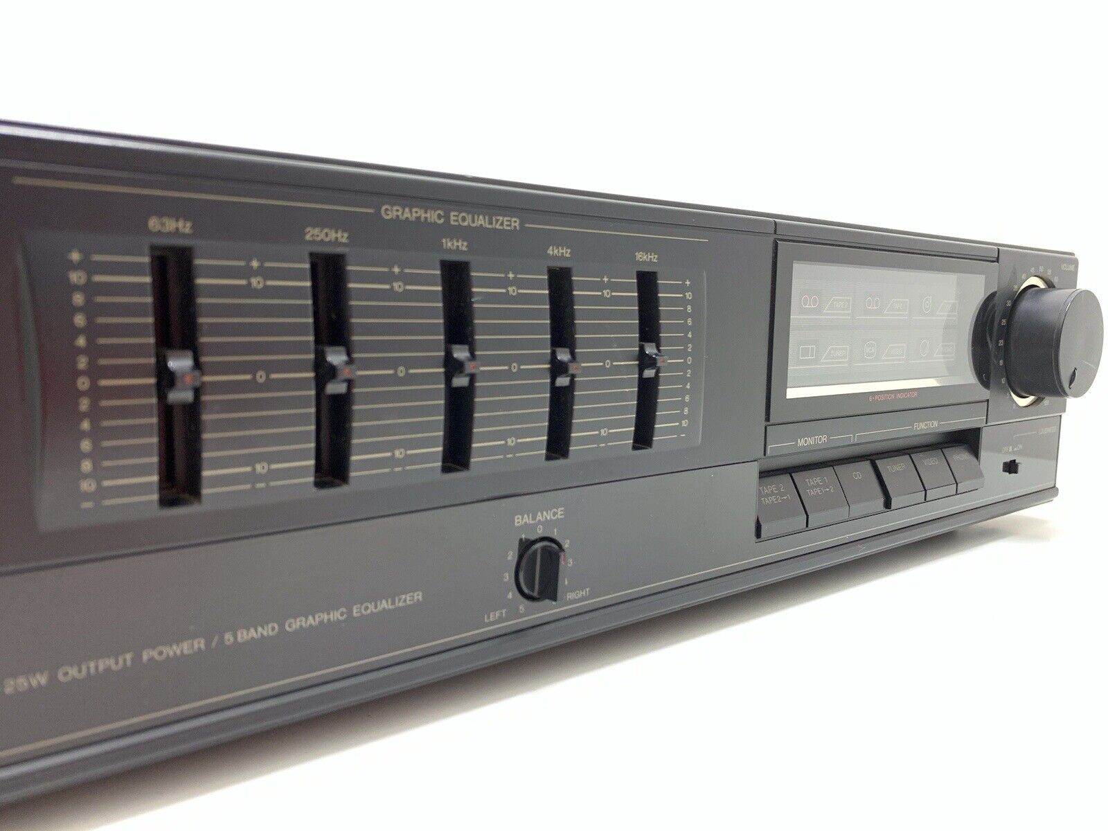 SANYO JA 289 Stereo Integrated Amplifier 25+25 Watts Vintage 1988 WORK Good Look