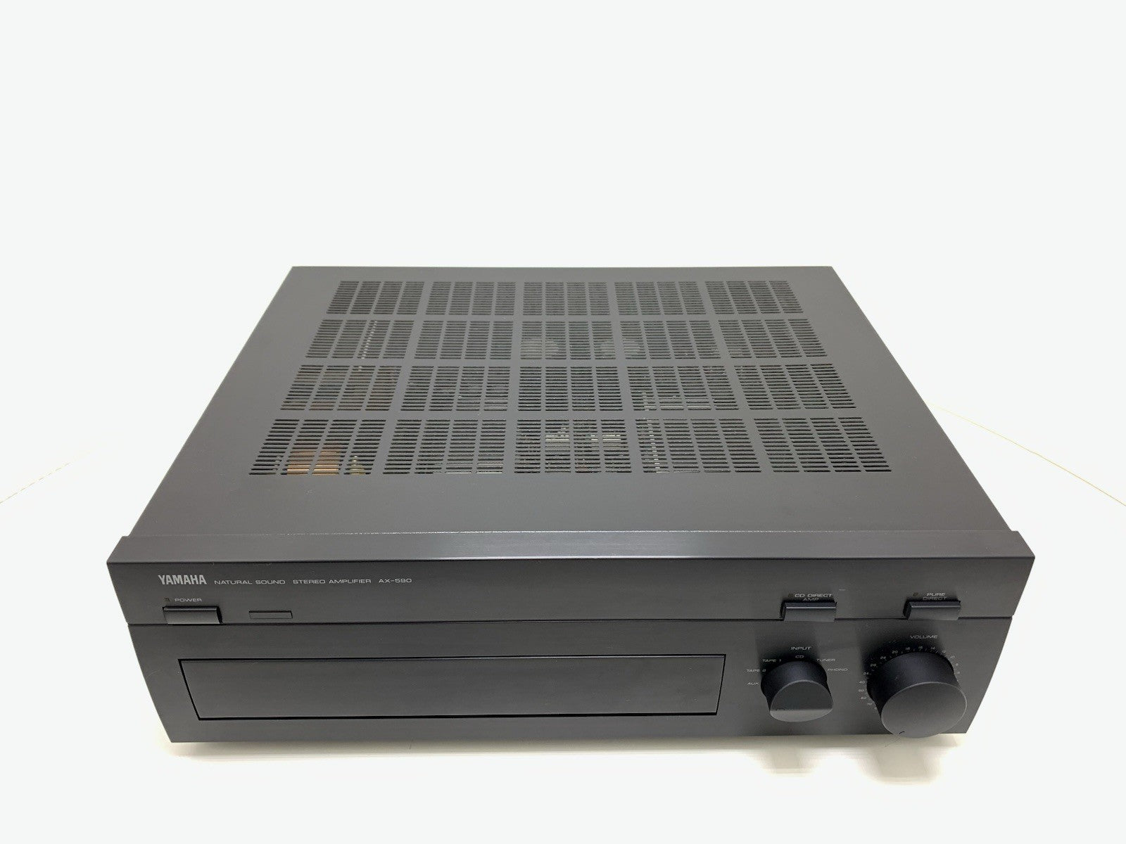 YAMAHA AX 590 Integrated Stereo Amplifier 2X 100Watts RMS Vintage 1995 Good Look