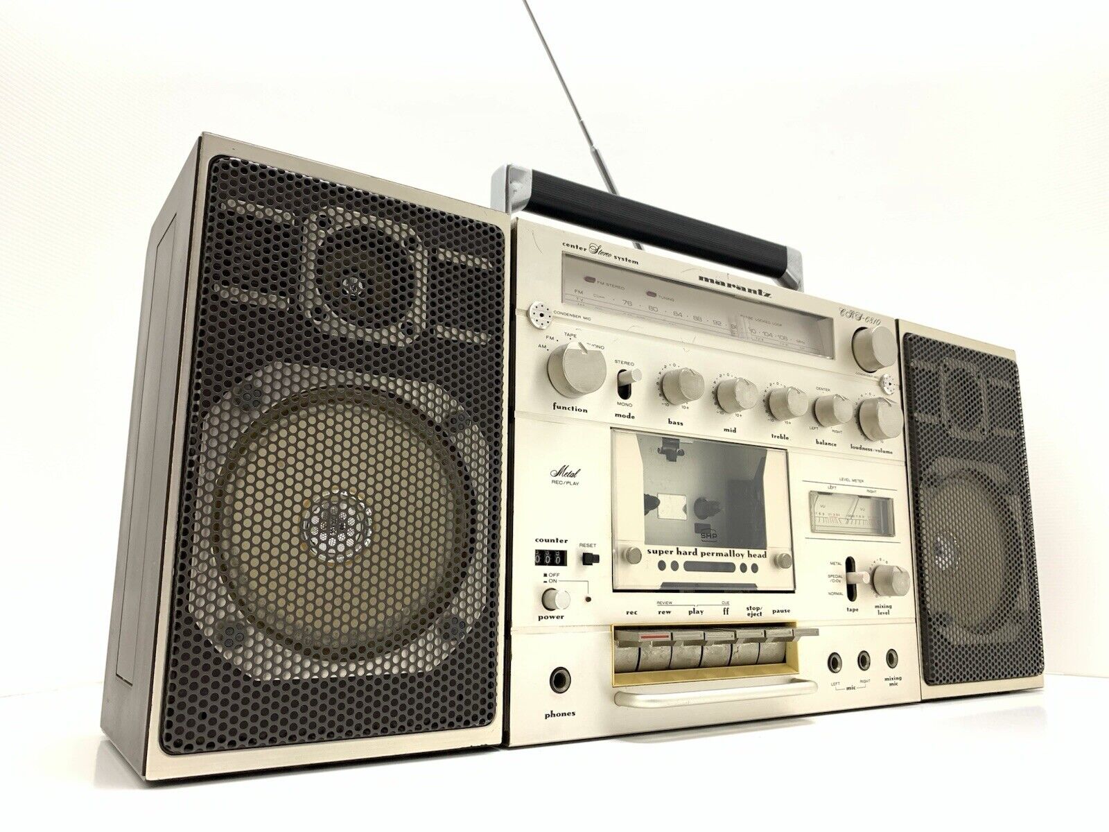 MARANTZ CRS 6810 RARE BOOMBOX STEREO Radio Cassette Vintage 1980