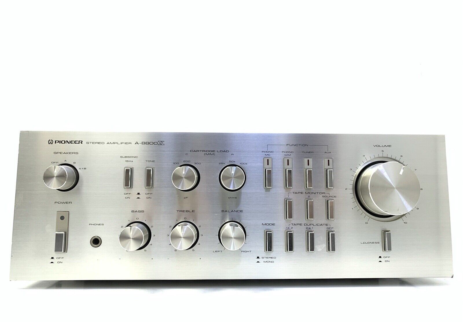 PIONEER A-8800X RARE Stereo Amplifier 150WRMS Vintage 1979 Hi End Work Good Look