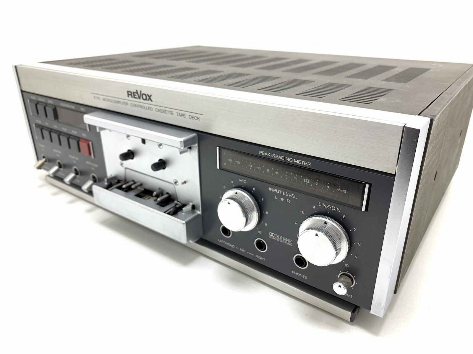 REVOX B 710 Stereo Cassette Tape Deck 3 Heads Vintage 1981 Hi End WORK Good Look